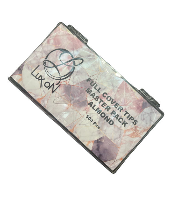 Lux oN Full Cover Tips Almond Master Pack